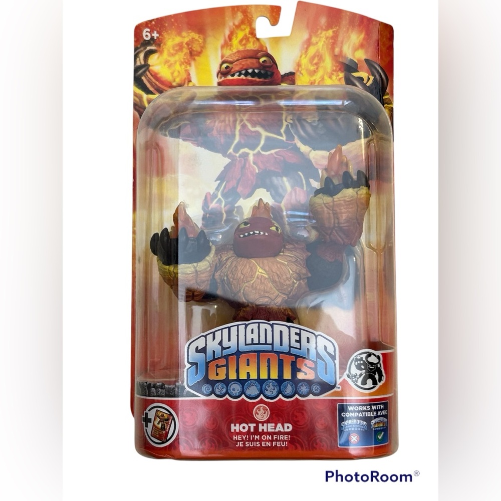 NIP New Sealed Skylanders Giants Hot Head Hey! I’m on Fire! Figure